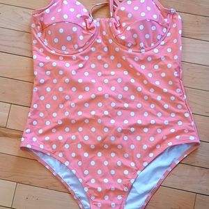 Zaful polka dot one piece swimsuit